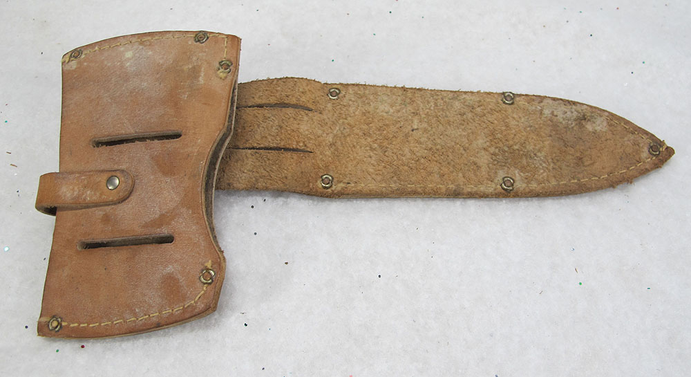 Antique 1950's Colonial Forest Master Hatchet Axe &Knife Combo Set w